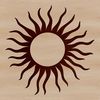 Sun Illustration in Vector Graphics A stylized illustration of the Sun, suitable for vector graphics.