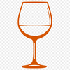 SVG Poured Drink Design A bottle-less illustration of a poured drink, depicted in a vector style.