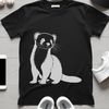Simple Ferret Outline Vector Art A vector illustration of a ferret in simple outline form.