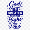 A collection of inspirational faith quotes and sayings in a modern vector design.