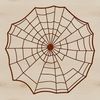 An intricately designed SVG image of a spider's intricate network.