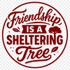 Inspiring Friendships Quotes in Vector Design A heartwarming quote about friendship, suitable for personal or commercial use with a silhouette vector design.