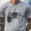 Modern Gaming Accessory Icon Design A digital video game controller with buttons and sticks.