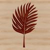 Isolated Leaf Illustration A single isolated leaf with veins and edges, suitable for vector design projects.