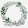 An intricately designed wreath made from various flowers, available in SVG format for digital use.
