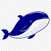 Underwater Cut File A digital illustration of a whale in vector format, ideal for cutting machines like Cricut or laser cutters.