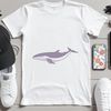 Beautiful Hand-Drawn Whale SVG Design A free SVG vector illustration of a whale, suitable for commercial use in various designs.