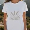 Stylized Wheat Plant SVG A stylized illustration of a wheat plant in vector format.