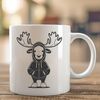 Beautiful Free SVG Moose Clip Art A realistic illustration of a wild North American moose in its natural habitat.