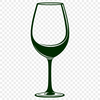 Wine Glass Graphic Design A high-quality, scalable vector graphic illustration of a wine glass filled with red wine.