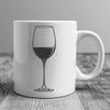 Beautiful Wine Glass SVG Icon An SVG representation of a wine glass with a full pour, ideal for digital design projects.