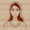 A female figure created as vector art, suitable for digital and physical uses.