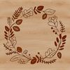 A vector illustration of a decorative wreath suitable for various applications.