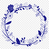 Free Scalable Floral Wreath Clip Art A high-resolution floral wreath design created as a scalable vector graphic (SVG) file.