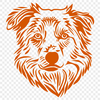 Stunning Australian Shepherd Vector Craft File