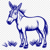 Unique Donkey Template In PNG For Free Download