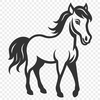 Creative Horse Illustration In SVG For Free Download