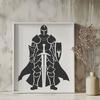 Beautiful Knight In SVG - For Free Download, Commercial Use