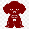 Poodle Stencil In PNG & SVG - Free Digital Download