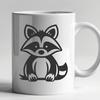 Racoon In DXF Format - Free Digital Download, Commercial Use