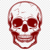 Skull Illustration In SVG, PNG, PDF And DXF Formats