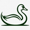 Swan In PDF Format - Free Commercial Use License