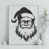 Stunning Santa Wearing Glasses