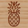 Delicious Pineapple Illustration A simple vector illustration of a pineapple fruit.