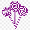 Fun Clip Art Design A colorful illustration of a lollipop, perfect for clip art designs.
