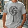 Free Vector Art Lollipop Image A colorful illustration of a lollipop with a swirly pattern on the stick and a rounded tip.