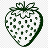 Beautiful SVG Fruit Illustration An SVG vector graphic representation of a fresh strawberry fruit, suitable for digital design and printing.