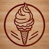 Whipped Wonders Digital Art A digital graphic representation of a classic dessert style ice cream with swirled colors.