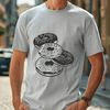 Round Donut Graphic A single, round donut with glaze on top.