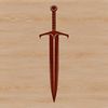Luxurious Sword Clip Art for Commercial Projects A high-quality SVG vector image of a sword, ideal for commercial or personal use.