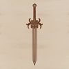 High-quality Vector Sword Illustration A high-quality vector illustration of a sword for graphic design and cutting machine projects.
