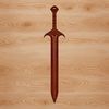 Beautiful Graphic Sword Design A high-quality vector illustration of a sword, suitable for graphic design and crafting projects.