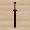 Hand-drawn Sword Illustration Illustrative design of a sword, suitable for digital cutting machines and laser engraving.