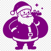 An SVG vector art image of a smiling Santa Claus.