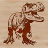 Colorful Vector T-Rex Artwork A prehistoric t rex dinosaur illustration created in vector format.