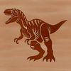 A prehistoric dinosaur illustration, suitable for vector design and cutting machine projects.
