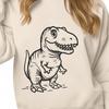 Beautiful T Rex In PDF & PNG