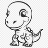 Artistic Dino In SVG - Free Digital Download