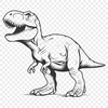 Dino In SVG Format - Free Digital Download, Commercial Use