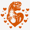 Beautiful T Rex In SVG For Free Download