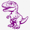 Dino Illustration In SVG, PNG, PDF And DXF Formats