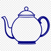 Free SVG Clip Art Collection SVG design of a teapot, ideal for vector art and cutting machine templates.
