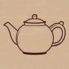 Beautiful Ceramic Teapot Design A traditional ceramic teapot with a spout and handle, ideal for serving hot beverages.