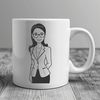 Educational Illustration of a Teacher An illustration of a teacher, suitable for educational or office settings, designed as vector art.