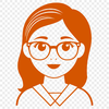 Classroom Teacher Icon A professional woman educator standing in front of a classroom.