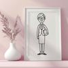 Female Teacher Profile A professional woman in an educational setting, representing the teaching profession.